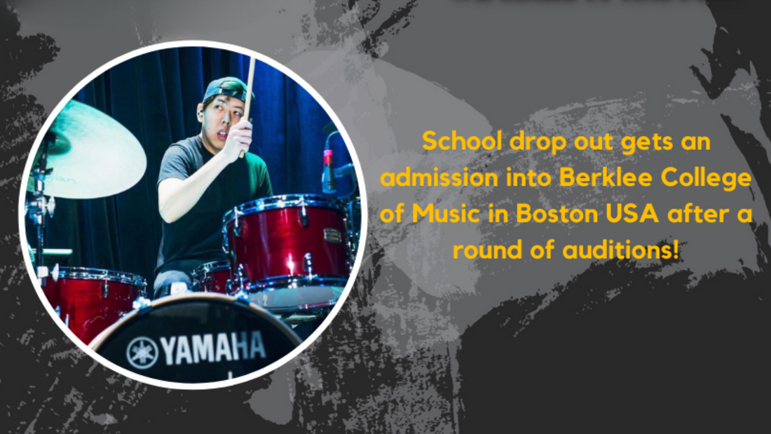 From School Dropout to Berklee College of Music: Ian’s Incredible Drumming Journey