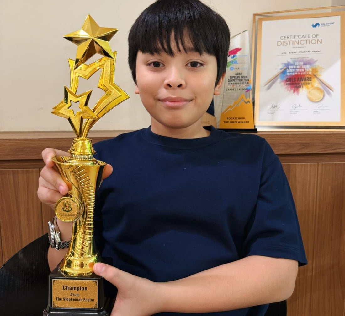 Beating to Victory: Haz Ryean crowned Drum Champion at The Stephenian Factor.