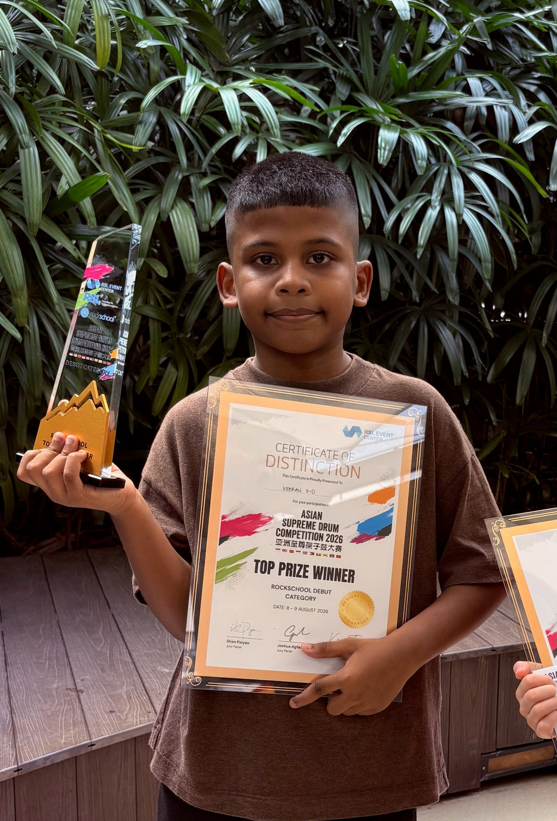 Veeran Wins Top Gold Award at ASDC Singapore 2026 | Autism & Drums